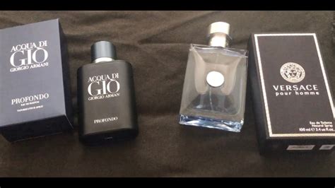 versace pour homme VS acqua di gio profondo 